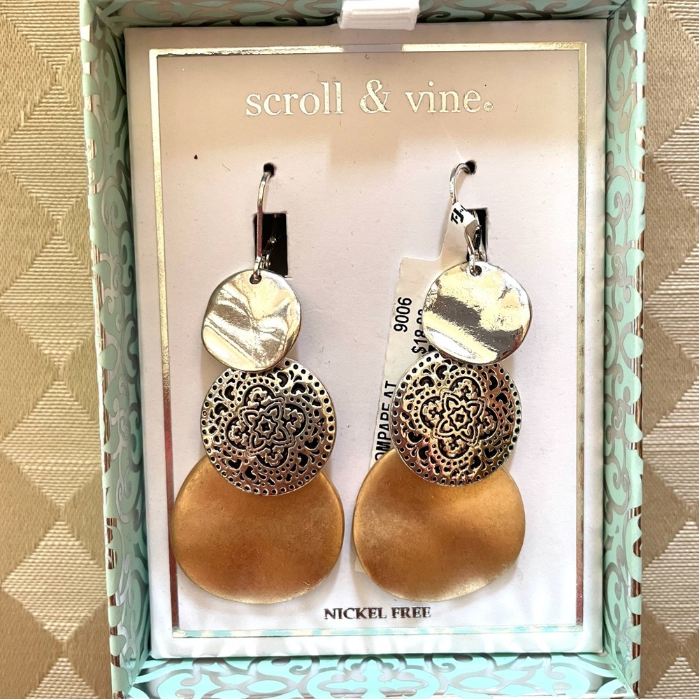 Scroll & Vine earrings